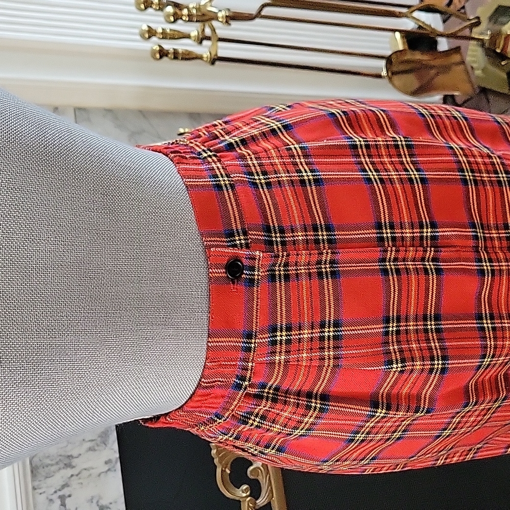 Vintage Leslie Fay Tartan Skirt - Picture 7 of 10